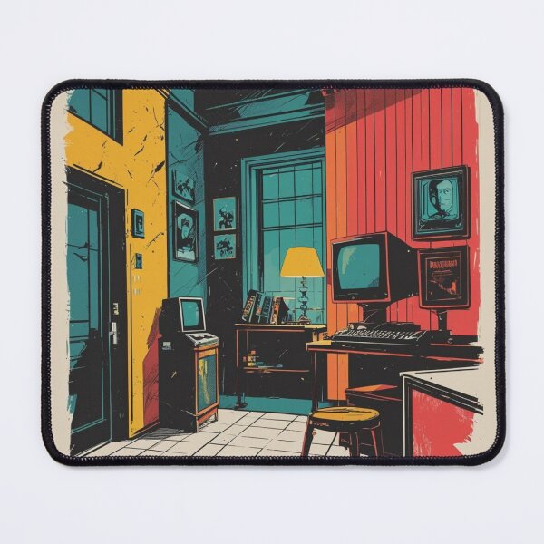 Item preview, Retro Espionage Gaming Art - Covert Quarters designed and sold by Ace Shark.