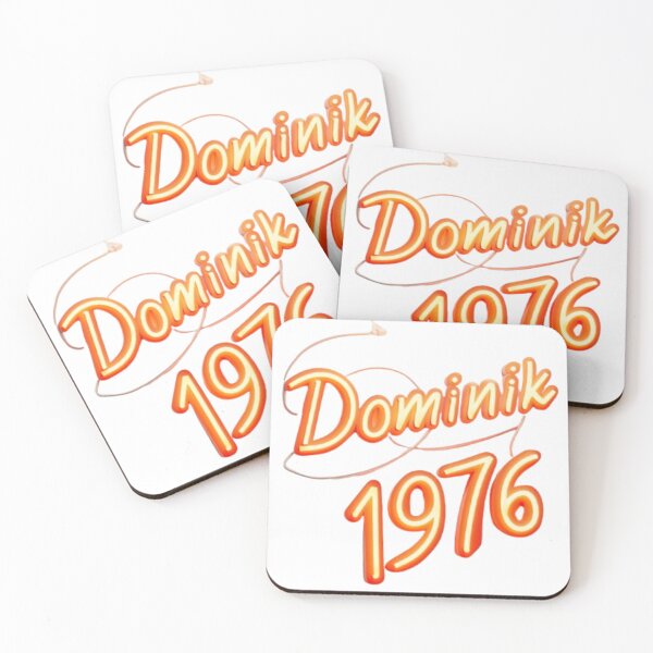 Item preview, Dominik 1976 – Retro Neon Glow Edition designed and sold by AlexLineArt.