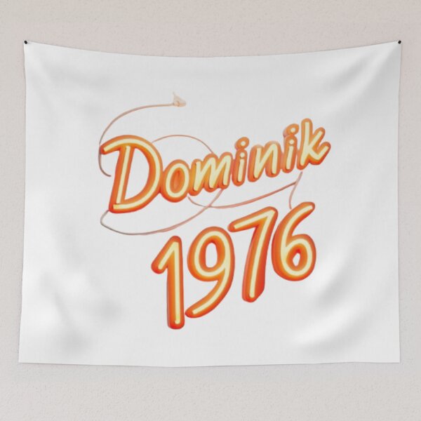 Item preview, Dominik 1976 – Retro Neon Glow Edition designed and sold by AlexLineArt.