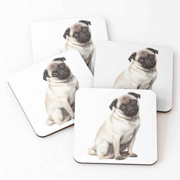 Item preview, Adorable Pug Dog with Curious Expression designed and sold by Yogabyadeola.