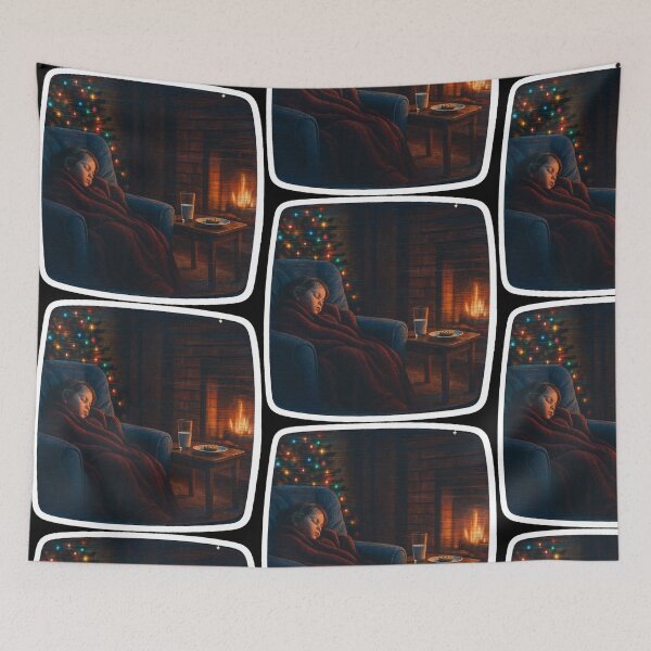 Item preview, Glitched Xmas CRT – Waiting for Santa – Analog Glitch Nostalgia designed and sold by JacobKAurumhead.