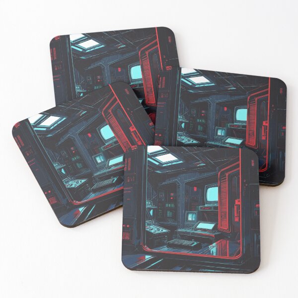 Item preview, Retro Espionage Gaming Art - The Server Room  designed and sold by Ace Shark.