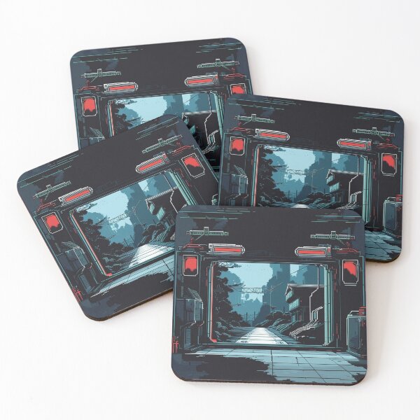 Item preview, Retro Espionage Gaming Art - Exit Strategy  designed and sold by Ace Shark.