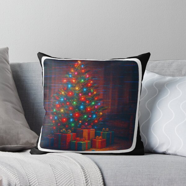 Item preview, Glitched Xmas CRT – Tree of Lights – Analog Glitch Nostalgia designed and sold by JacobKAurumhead.