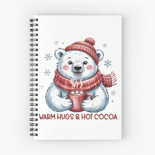 Item preview, Warm Hugs & Hot Cocoa designed and sold by SoftStyleStudio ⭐⭐⭐.