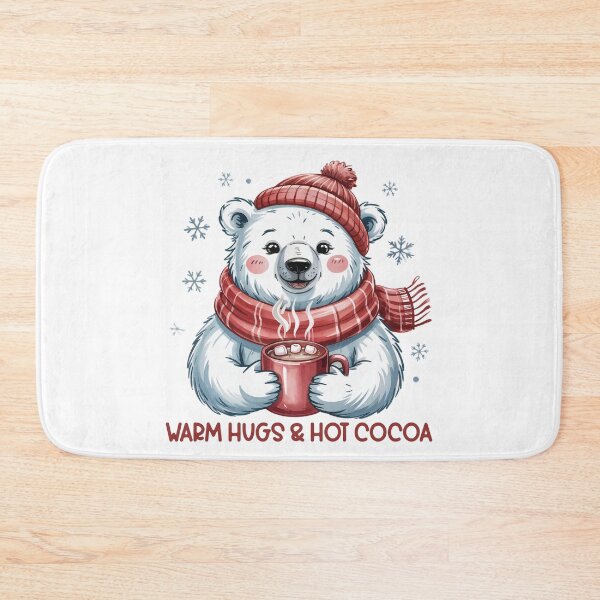 Item preview, Warm Hugs & Hot Cocoa designed and sold by SoftStyleStudio ⭐⭐⭐.