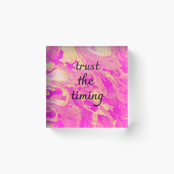Item preview, Trust the timing designed and sold by diamondqueenmindset.