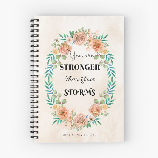 Item preview, You Are Stronger Than Your Storms designed and sold by ThePrinterShop.