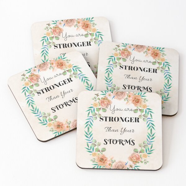 Item preview, You Are Stronger Than Your Storms designed and sold by ThePrinterShop.