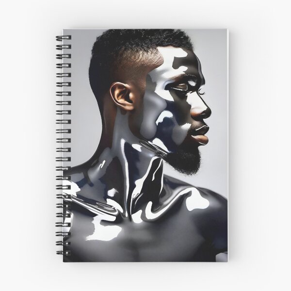 Item preview, Liquid Chrome Black Man designed and sold by Demetria Matthews.