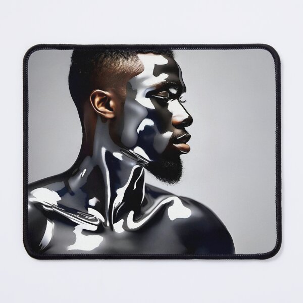 Item preview, Liquid Chrome Black Man designed and sold by Demetria Matthews.