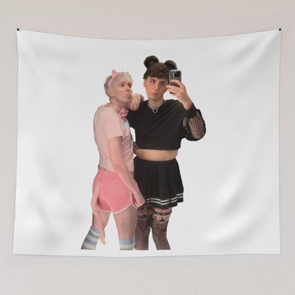 Item preview, Femboy Dan and Phil designed and sold by PhandomSHOP.