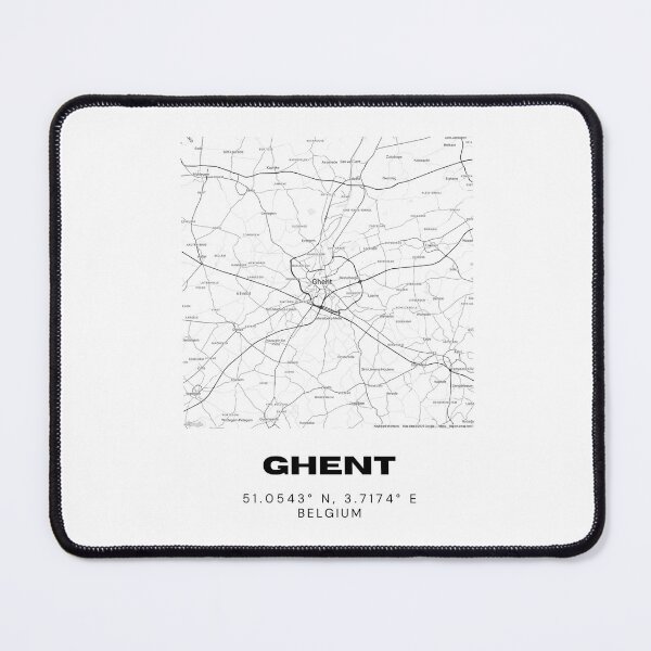 Item preview, Ghent Map Poster | Minimalist City Map of Belgium designed and sold by RM-Journey.