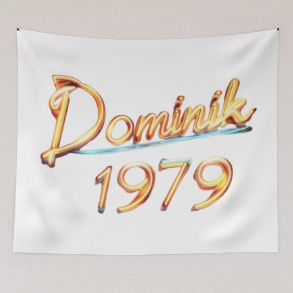Artikelvorschau, Dominik 1979 – Golden Neon Retro entworfen und verkauft von AlexLineArt.