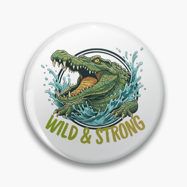 Item preview, Wild & Strong Crocodile designed and sold by adlkh.