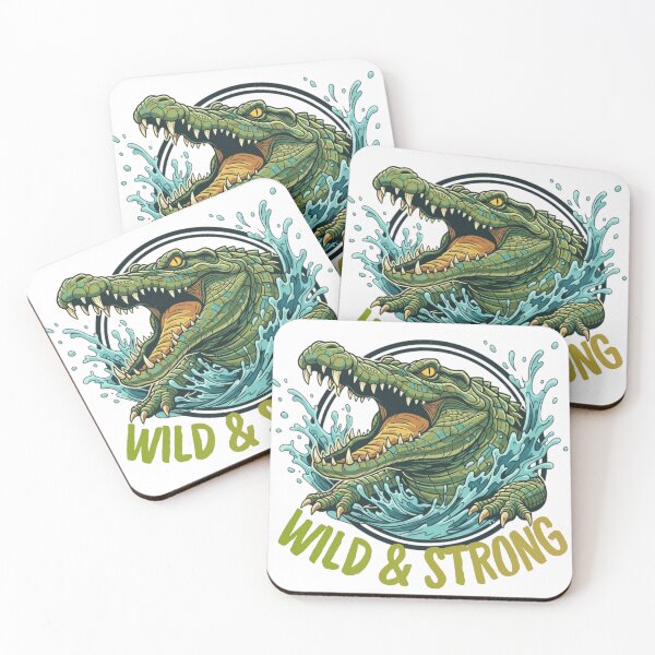 Item preview, Wild & Strong Crocodile designed and sold by adlkh.