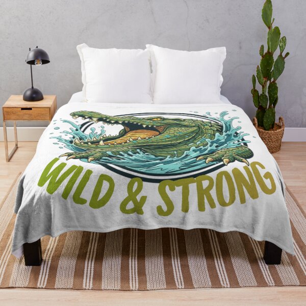Item preview, Wild & Strong Crocodile designed and sold by adlkh.