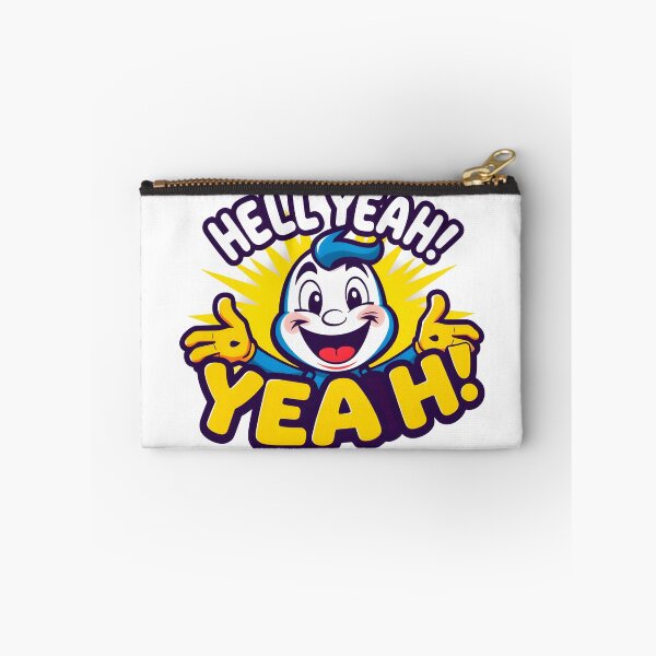 Item preview, Enthusiastic "Hell Yeah!" Mascot Logo designed and sold by Adam Mak.