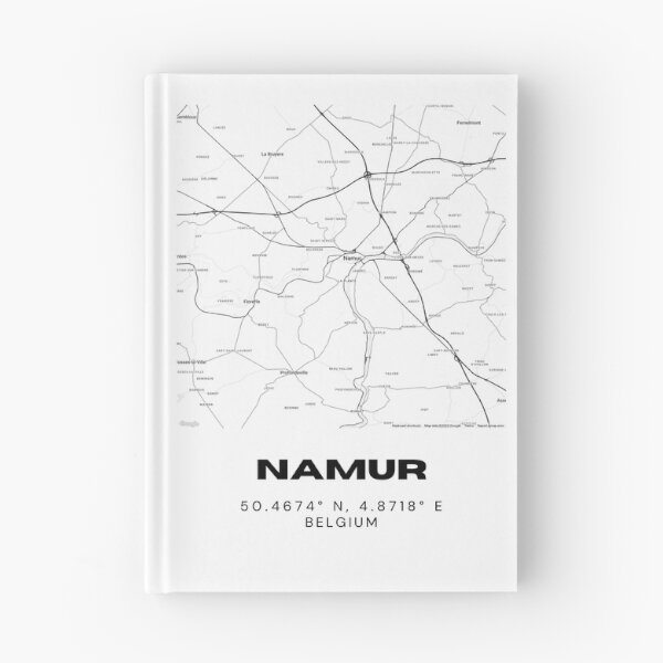 Item preview, Namur Map Poster | Minimalist Belgium City Art designed and sold by RM-Journey.
