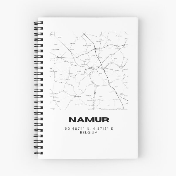 Item preview, Namur Map Poster | Minimalist Belgium City Art designed and sold by RM-Journey.