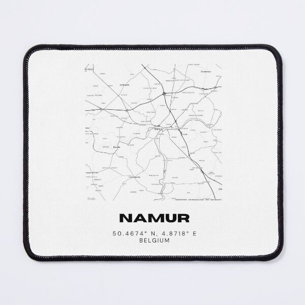 Item preview, Namur Map Poster | Minimalist Belgium City Art designed and sold by RM-Journey.