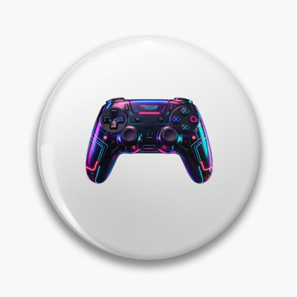 Artikelvorschau, Neon Cyberpunk Gamecontroller entworfen und verkauft von LuckCraftStudio.