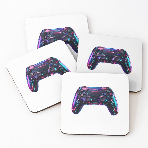 Item preview, Neon Cyberpunk Game Controller designed and sold by LuckCraftStudio.