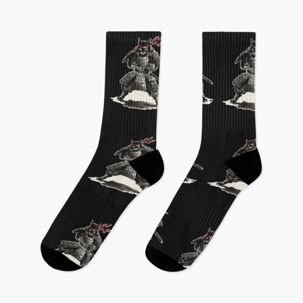 Item preview, Japanese Samurai Kitten Kawaii Ninja Cat  designed and sold by cawtoon.