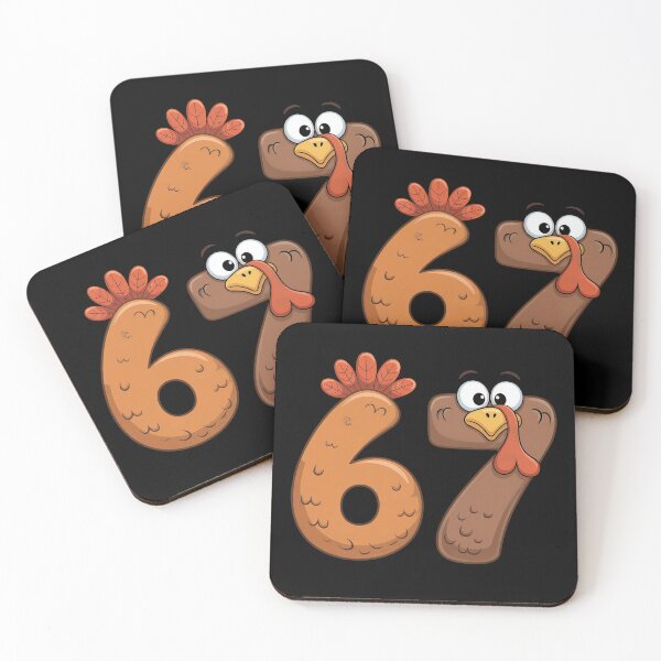 Item preview, Turkey Says Six Seven  designed and sold by WoodburyLake.