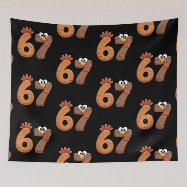 Item preview, Turkey Says Six Seven  designed and sold by WoodburyLake.