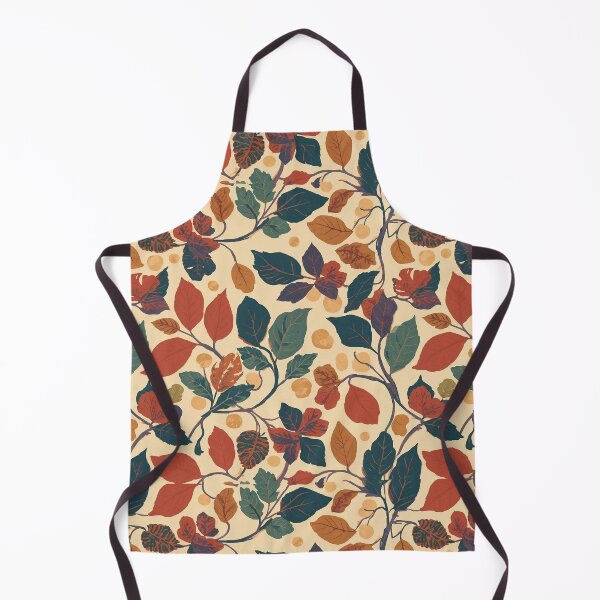 Item preview, Autumn Jungle Leaf Pattern - Vibrant Fall Foliage Maximalist Print designed and sold by Caira-Design.
