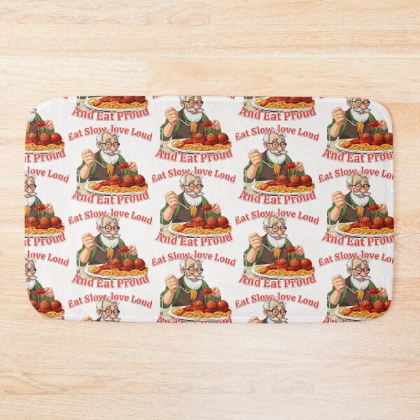 Item preview, Eat Slow, Love Loud And Eat Proud Pop Art Collection designed and sold by SaucyFoodTruck.