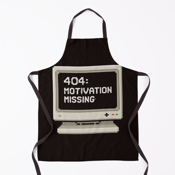 Artikelvorschau, 404: Fehlende Motivation – Retro-Technik-Humor entworfen und verkauft von Artpicto.