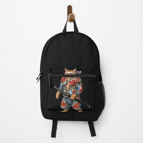 Item preview, Japanese Tattoo Warrior Feline designed and sold by cawtoon.