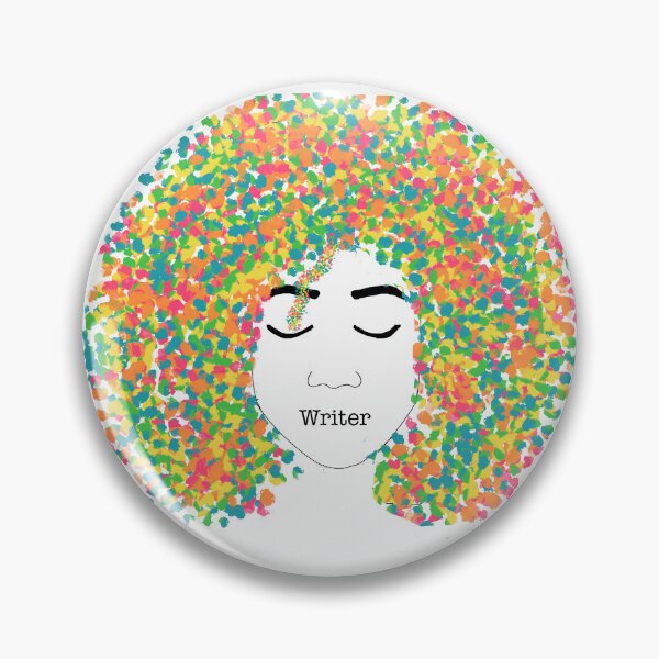 Item preview, Afro Woman Writer designed and sold by Cecetyshay.