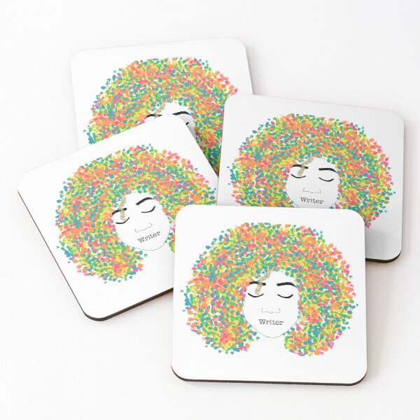 Item preview, Afro Woman Writer designed and sold by Cecetyshay.