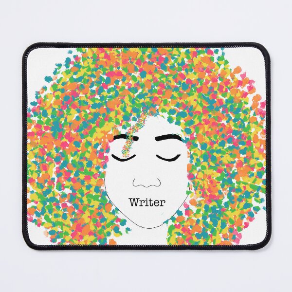 Item preview, Afro Woman Writer designed and sold by Cecetyshay.