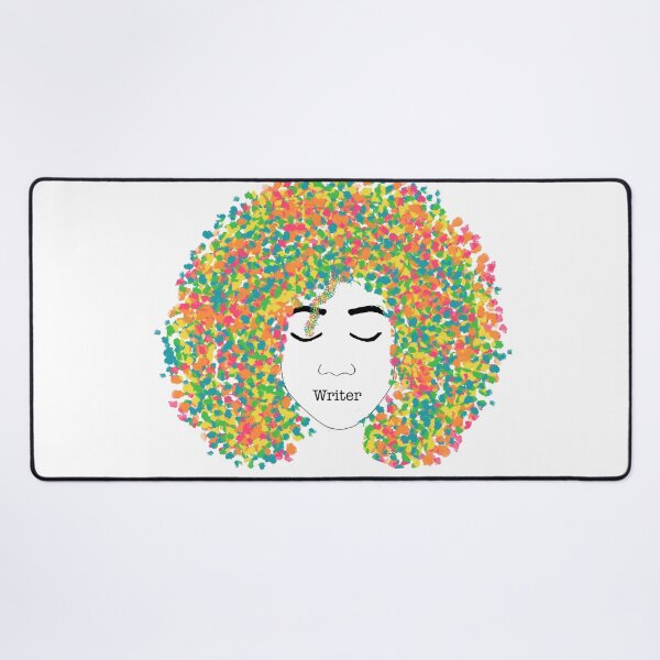 Item preview, Afro Woman Writer designed and sold by Cecetyshay.