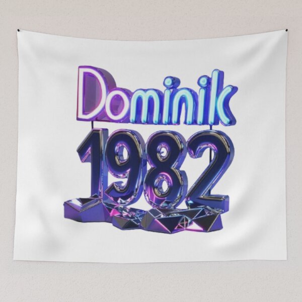Artikelvorschau, Dominik 1982 – Futuristisches Neonchrom entworfen und verkauft von AlexLineArt.