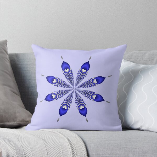 Item preview, Silver and Blue Flower designed and sold by BGai.