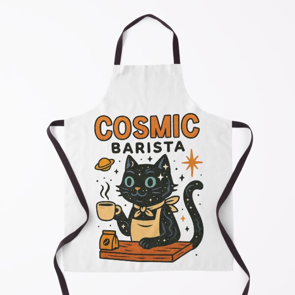 Item preview, The Cosmic Barista Cat designed and sold by ChocoCoco01.
