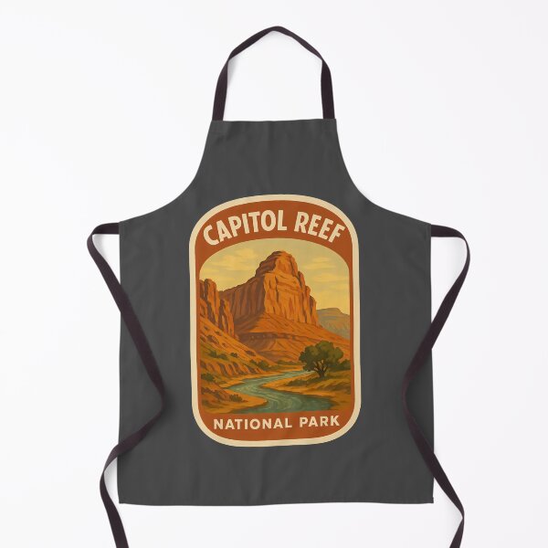 Item preview, Vintage American National Park Print: capitol reef designed and sold by PinUpPizzazz.