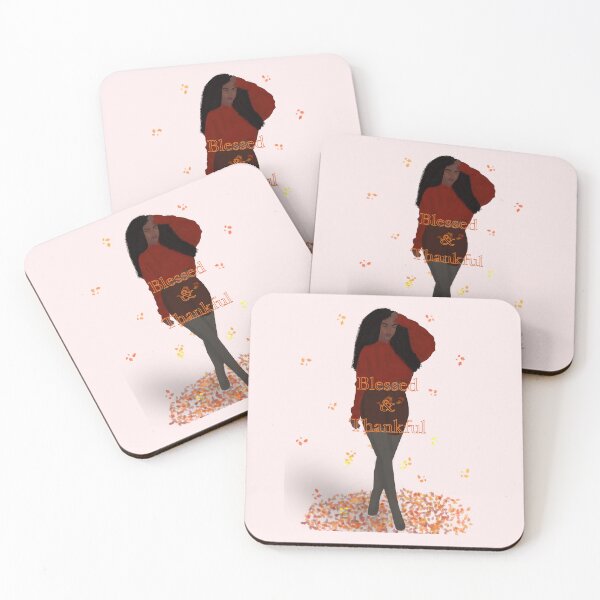 Item preview, Blessed and Thankful - African American Woman designed and sold by Cecetyshay.