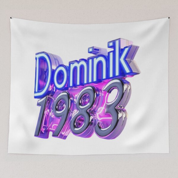 Artikelvorschau, Dominik 1983 – Neon Arcade Edition entworfen und verkauft von AlexLineArt.