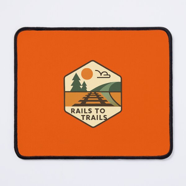 Item preview, Rails to Trails designed and sold by Broken Antler Designs .