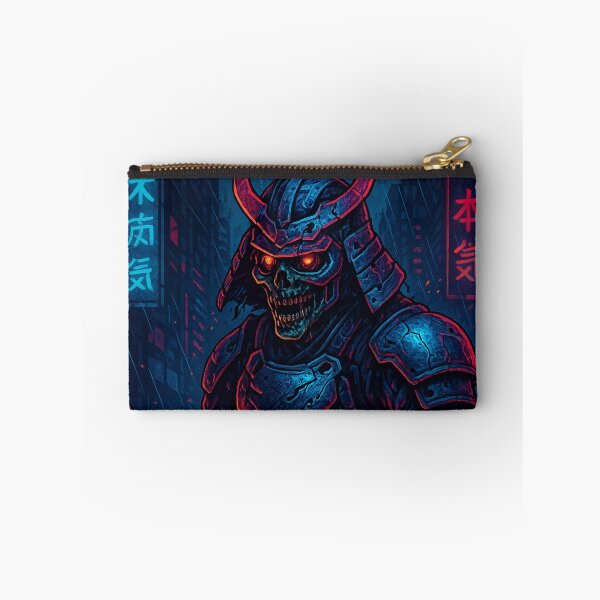 Item preview, Cyberpunk Zombie Samurai Warrior – Neon Undead Ronin designed and sold by Thaivi Design.