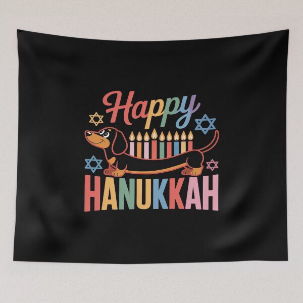 Item preview, Dachshund Menorah Hat Hanukkah Chanukah designed and sold by VladoZork.