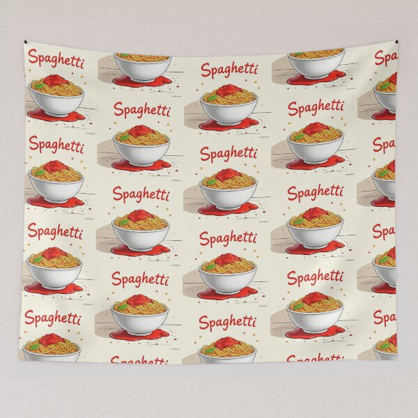 Item preview, Spaghetti Pop Art designed and sold by SaucyFoodTruck.