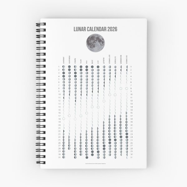 Item preview, Moon Calendar 2026 designed and sold by Elenia Design.