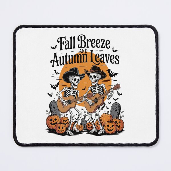Item preview, Fall Breeze and Autumn Leaves Spooky Skeleton Fall  designed and sold by VladoZork.